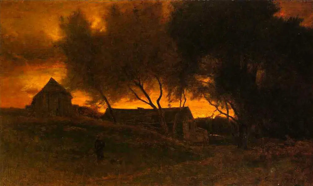 George Inness - The Gloaming