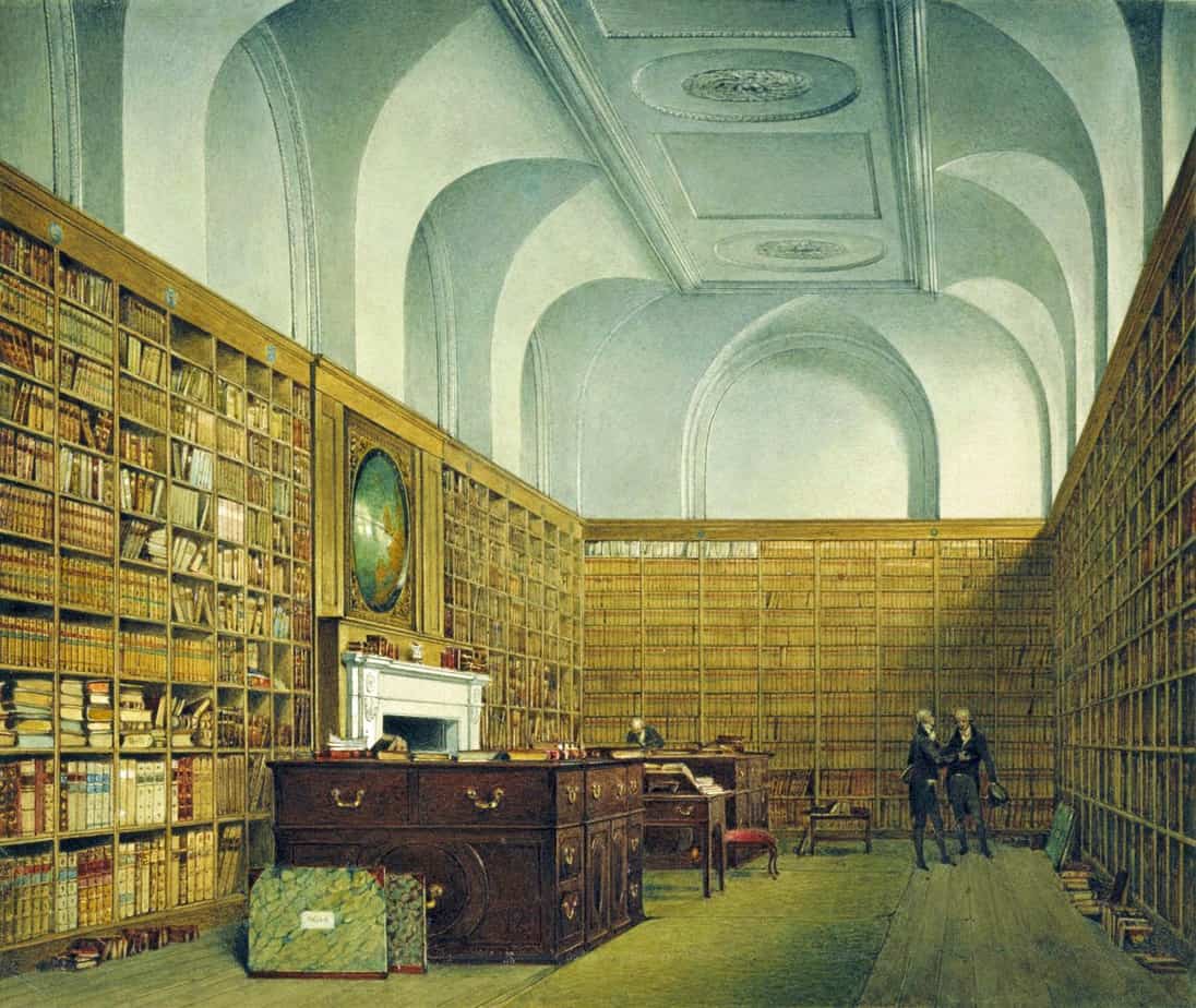 James-Stephanoff-Buckingham-House-East-Library