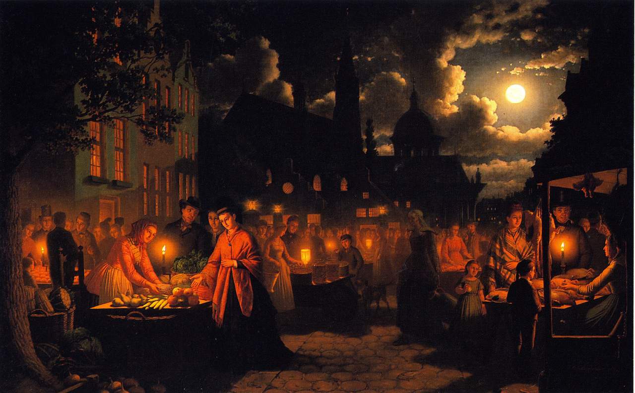 Johann Mongles Culverhouse - Moonlit Market