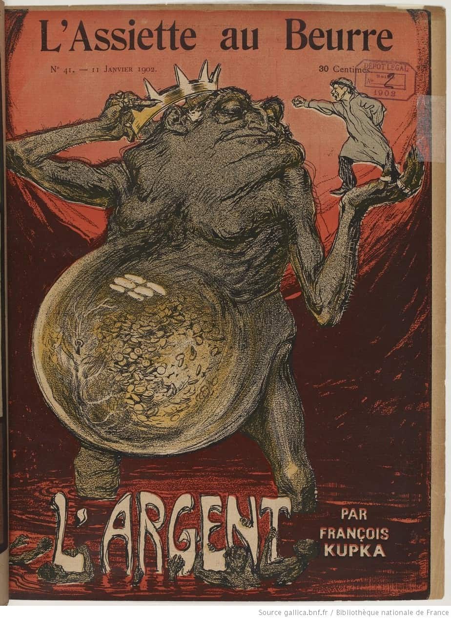 Ogre on cover of L'Assiette au Beurre