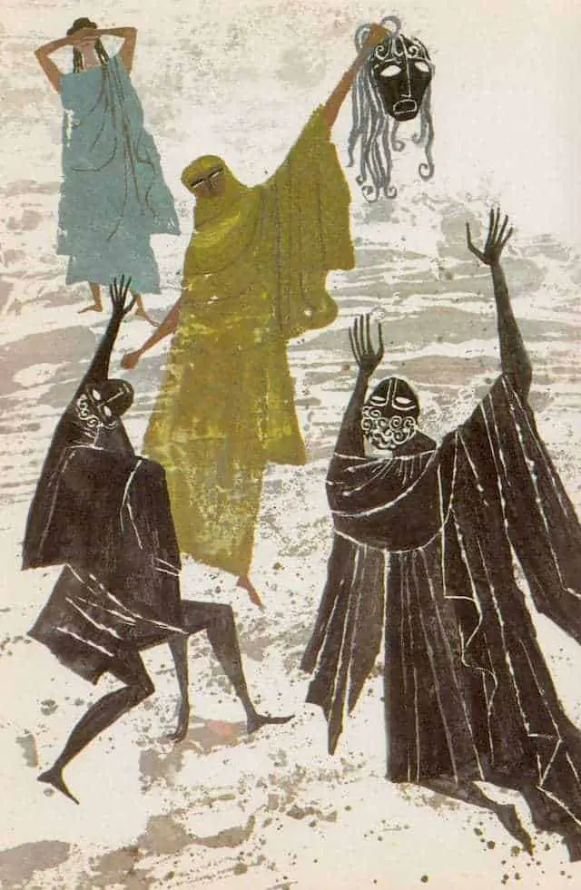 The Golden Treasury of Myths and Legends (A Giant Golden Book Deluxe Edition) - adapted by Anne Terry White, illustrated by Alice and Martin Provensen (1964)