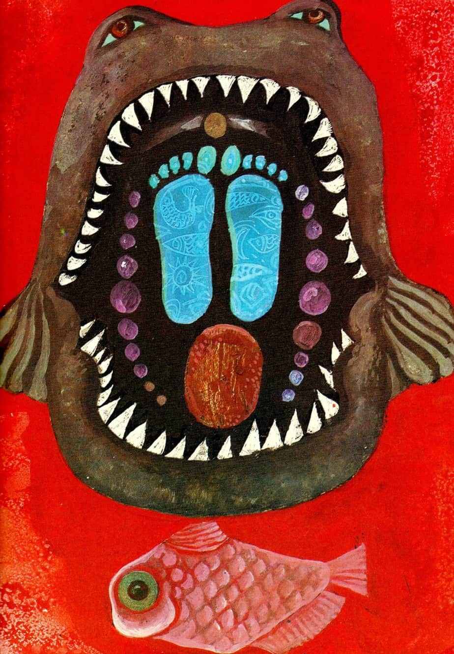 MÄRCHEN AUS DER SÜDSEE (1976) Karel Teissig collage fish 3