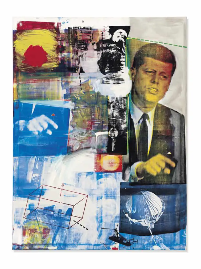 Rauschenberg painting