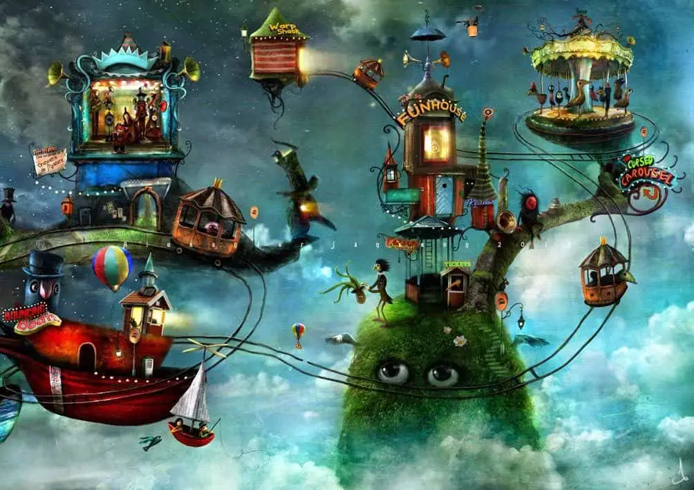 Alexander Jansson Swedish artist, whimsical