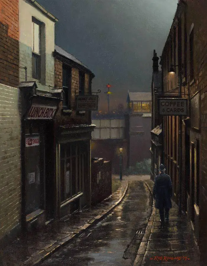 DRURY HILL, NOTTINGHAM, a nostalgic look back to post WWII Britain by Rob Rowland police