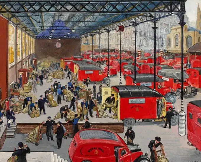 Grace Golden (1904-1993) lorry station