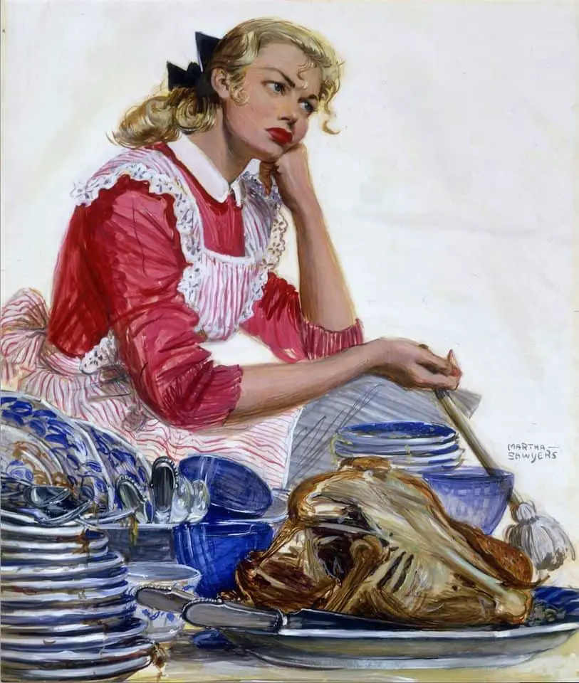 MARTHA SAWYERS 'THANKS GIVING 1947 Collier’s Magazine