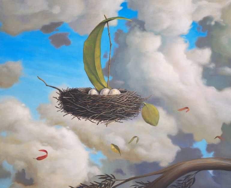 Paul Bond ‘A favourable Wind’ egg nest