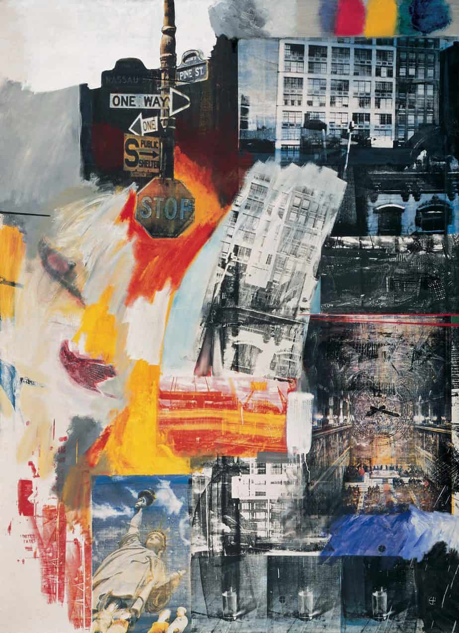 Rauschenberg painting