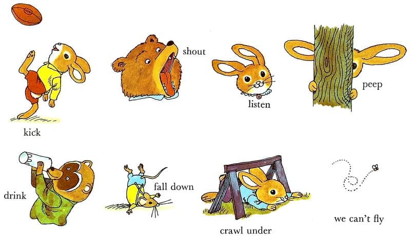 Richard Scarry verbs