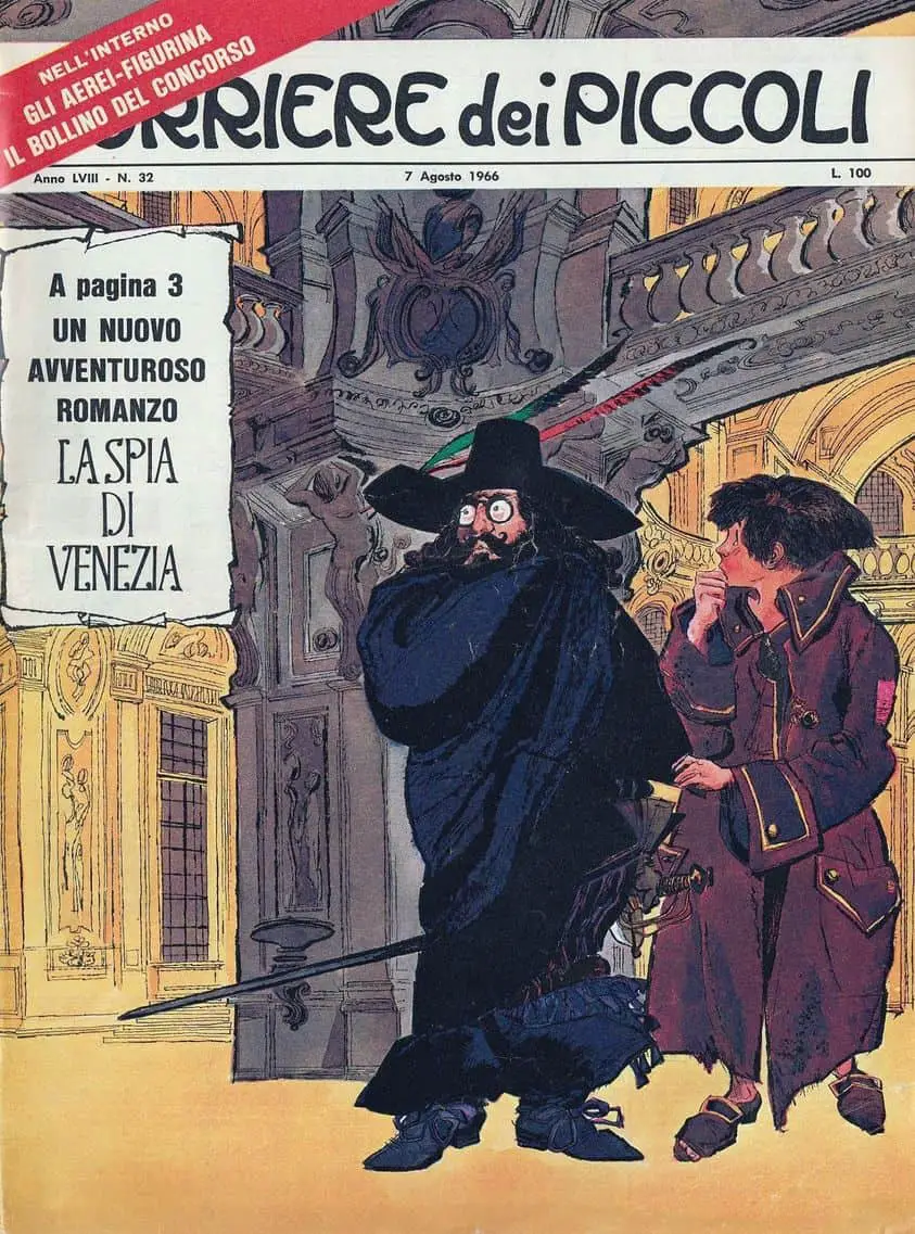 'The Spy of Venice' Artist Dino Battaglia, 1966