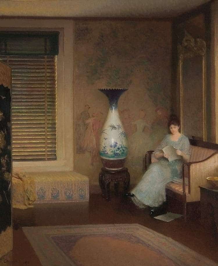 William Worcester Churchill (1858 - 1926) The Chinese Vase