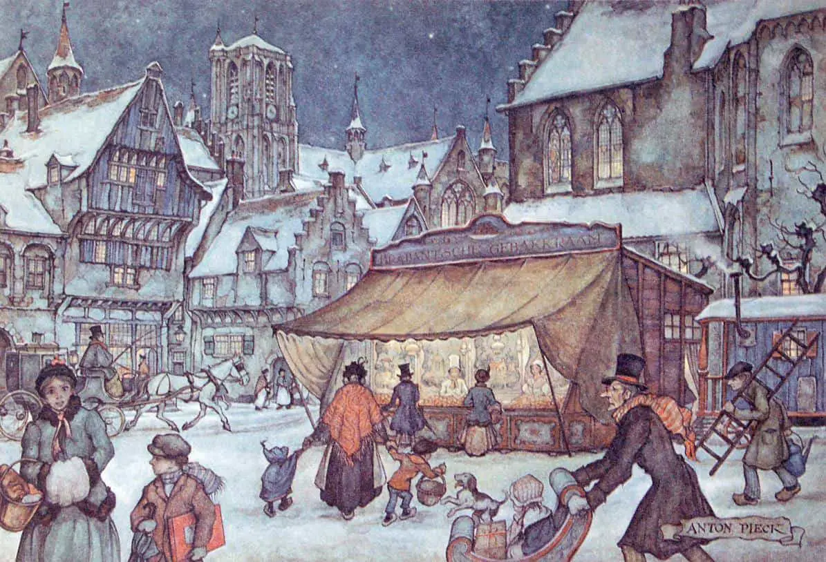 Anton Franciscus Pieck (19 April 1895 – 24 November 1987) European market winter Christmas