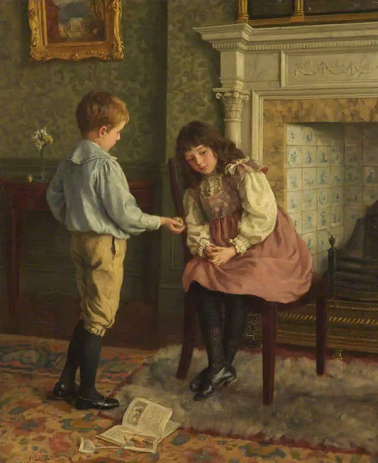 Charles Haigh Wood - The Peace Offering ca. 1885