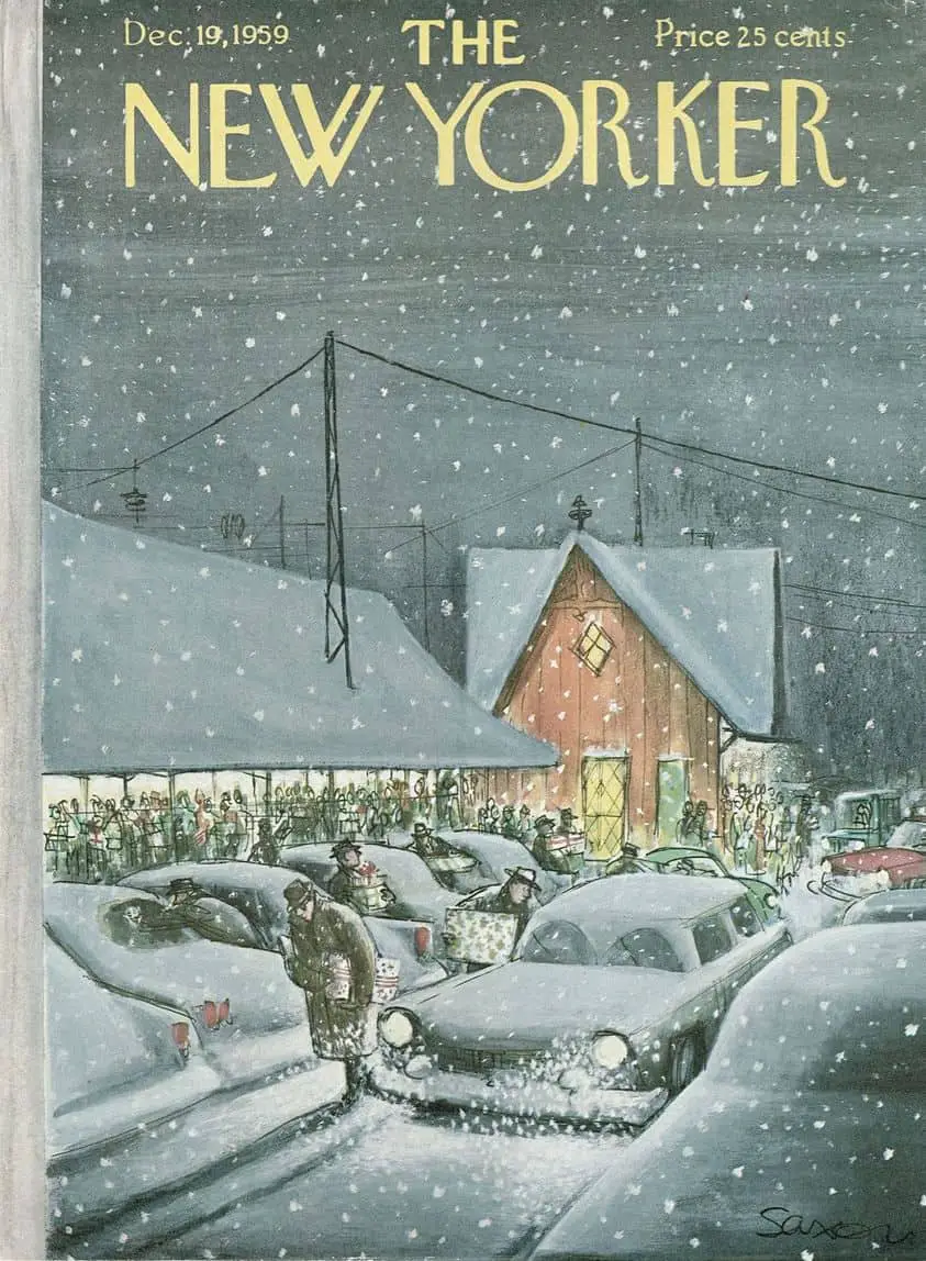 Charles Saxon, cover for The New Yorker, 1959