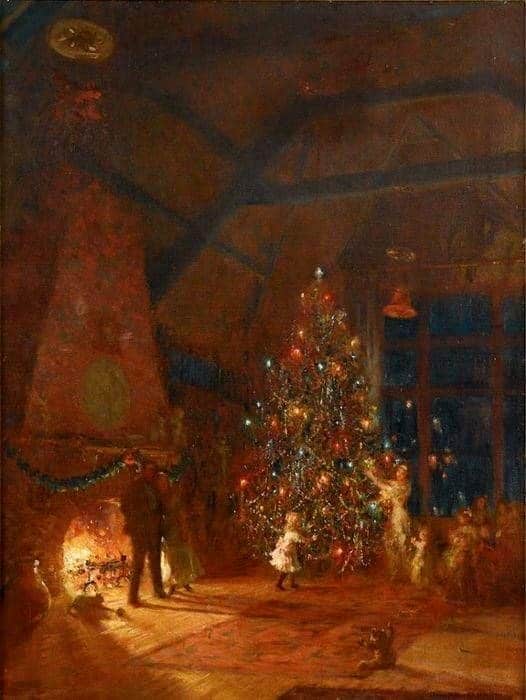 Christmas Eve in the Studio, 1911 Mary Fairchild Low; 1858-1909