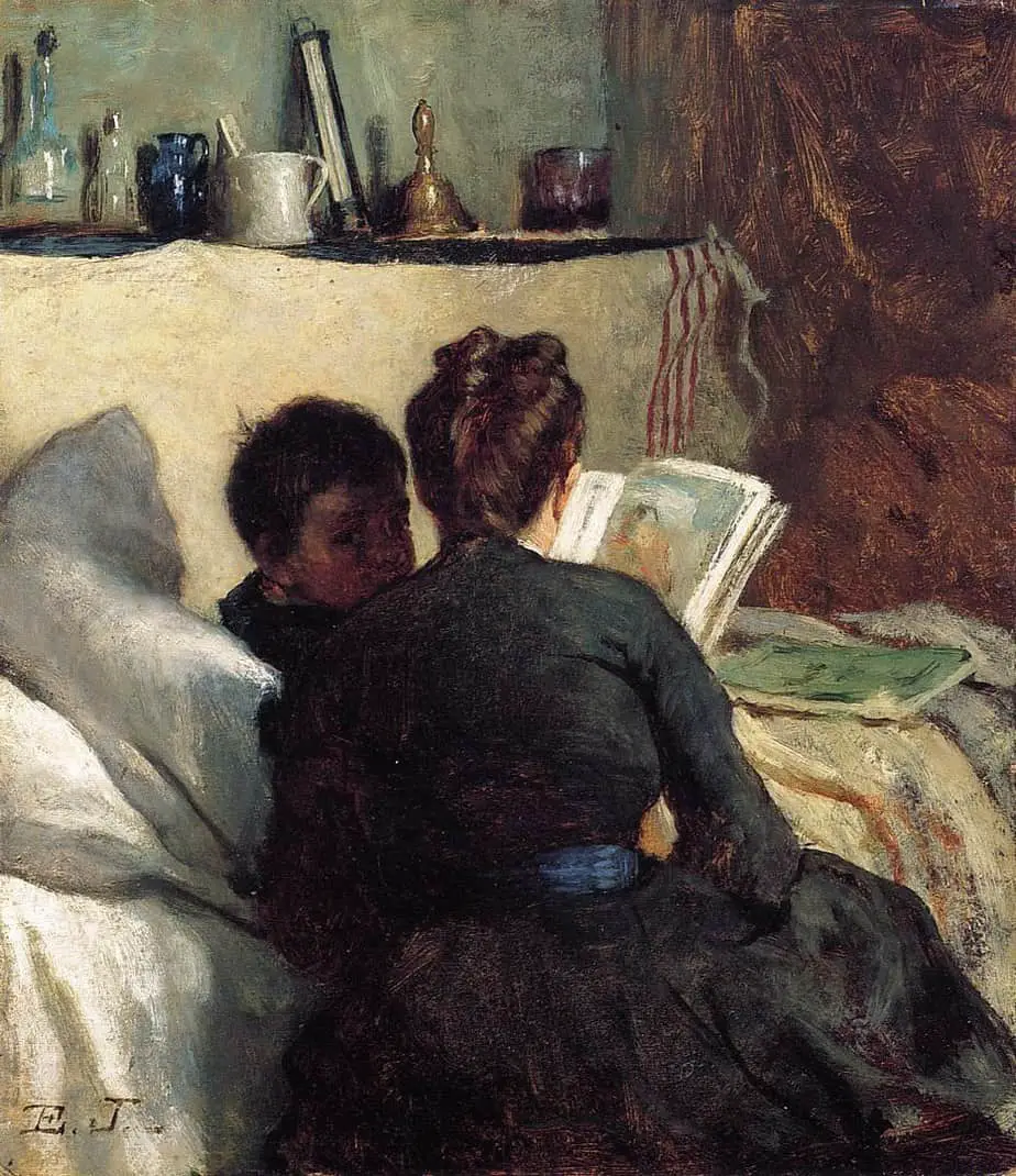 Eastman Johnson - The Little Convalescent