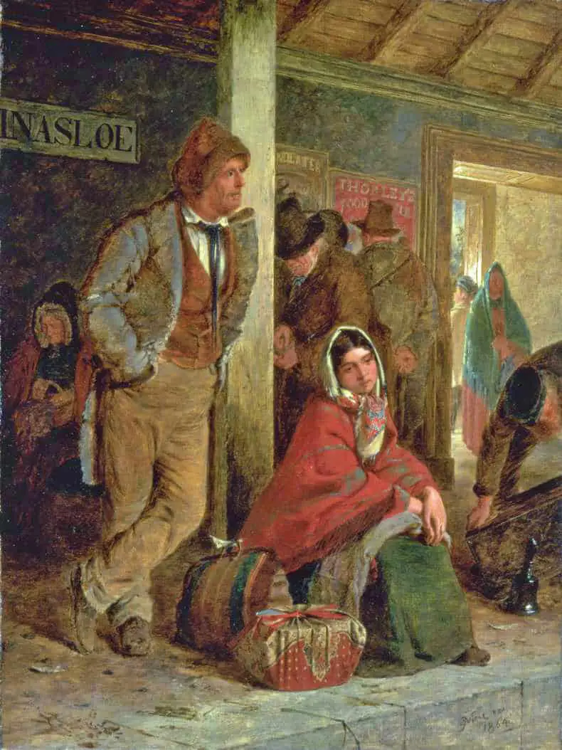 Erskine Nicol - The Emigrants 1864