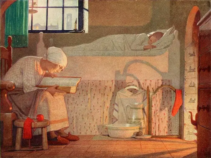 Frederick Cayley Robinson (1862-1927) bedroom