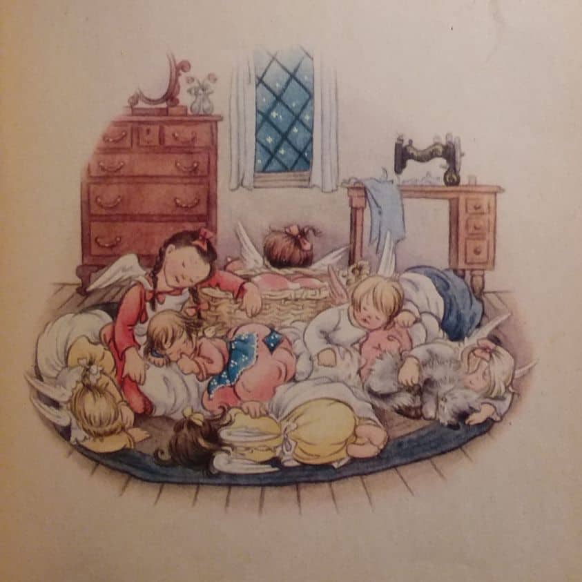 From the 1944 book What Miranda Knew illustrated by Elizabeth Orton Jones