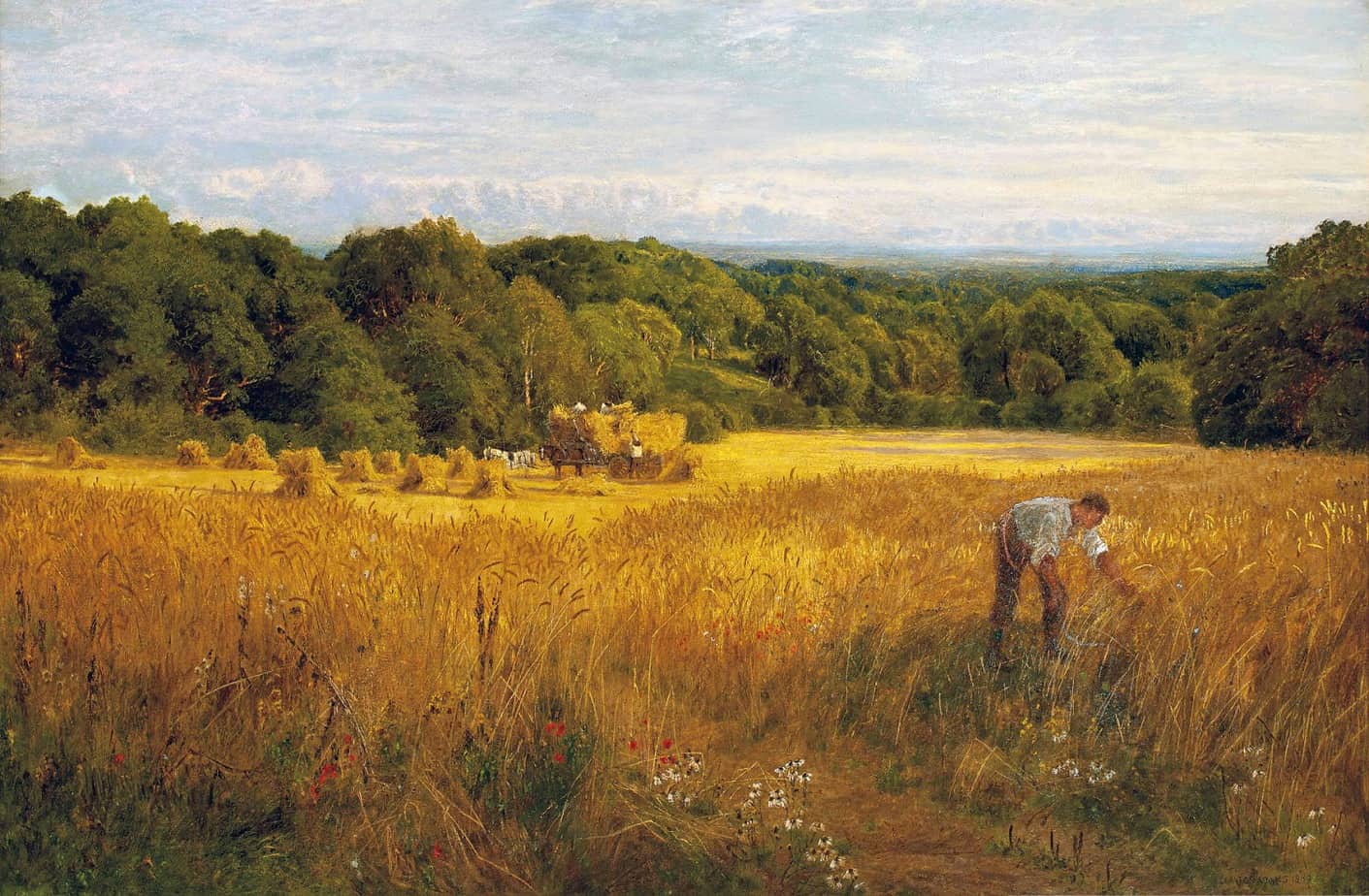 John Clayton Adams - A Golden Harvest 1889