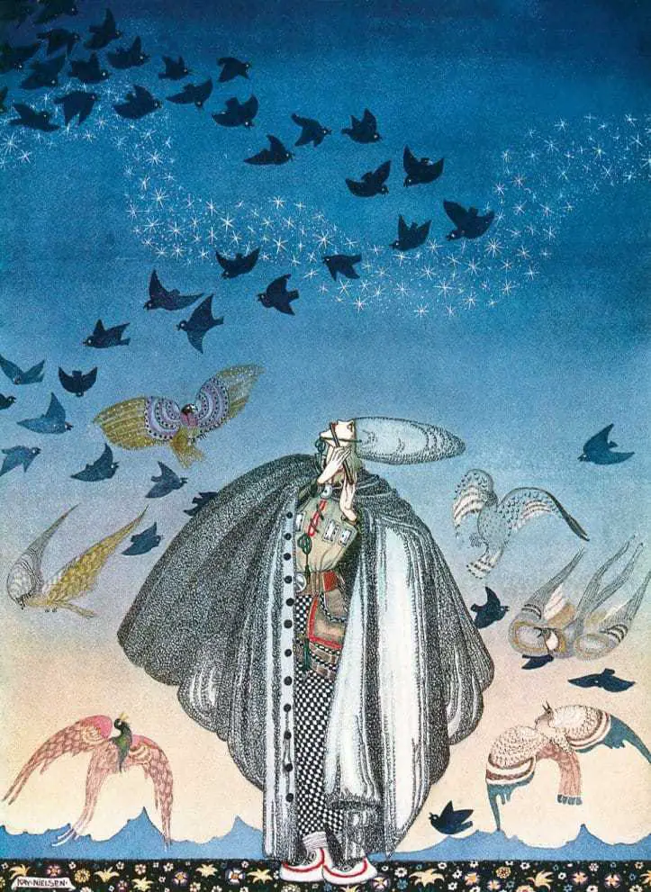 Kay Nielsen (1886 - 1957) The Three Princesses In The Blue Mountain