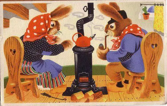 Postcard by Willy Schermele (1904-1995)