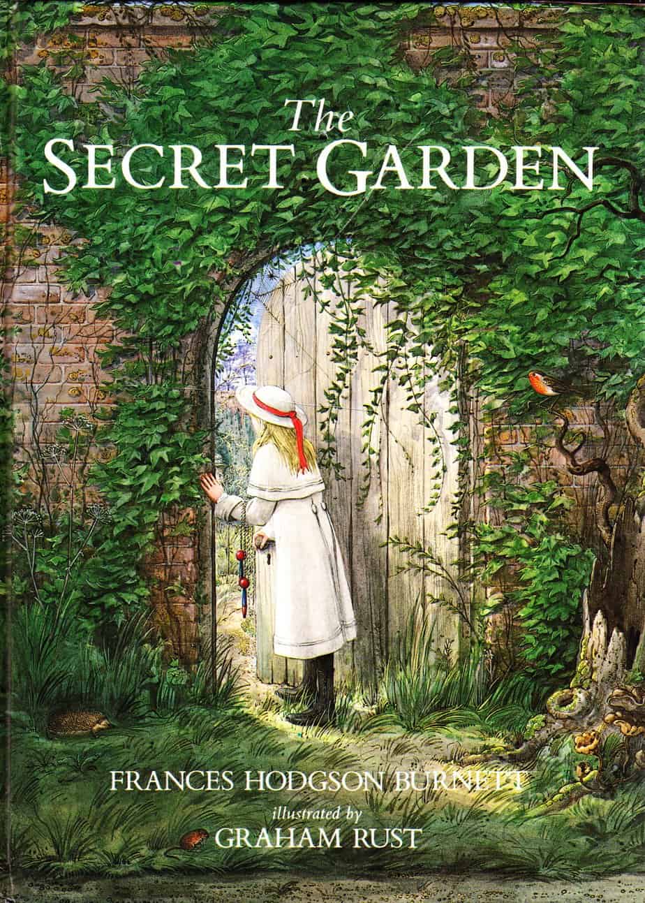The Secret Garden cover by Graham Rust Mary looking in through the gate