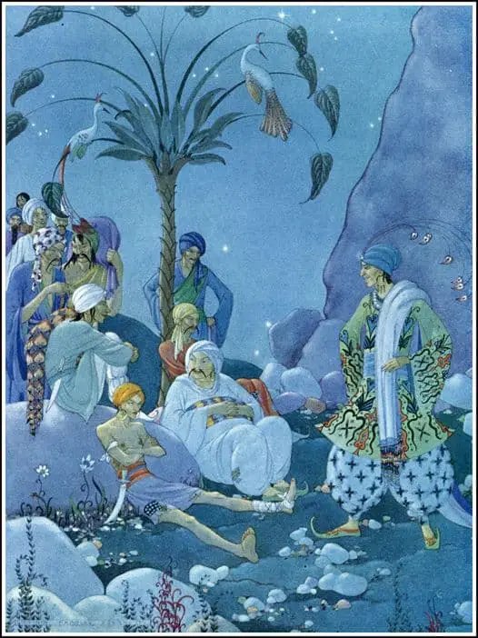 Virginia Frances Sterrett (1900 - 1931) 1928 illustration for Arabian Nights