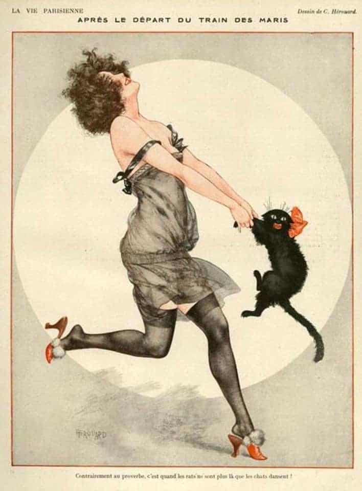 1923 illustration by Chéri Hérouard for La Vie Parisienne magazine