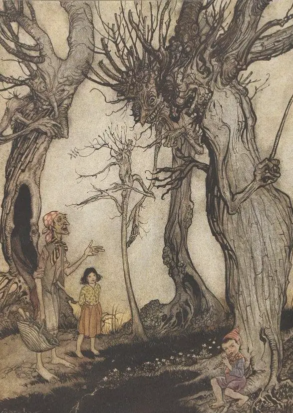 Aesop illustrated by Arthur Rackham