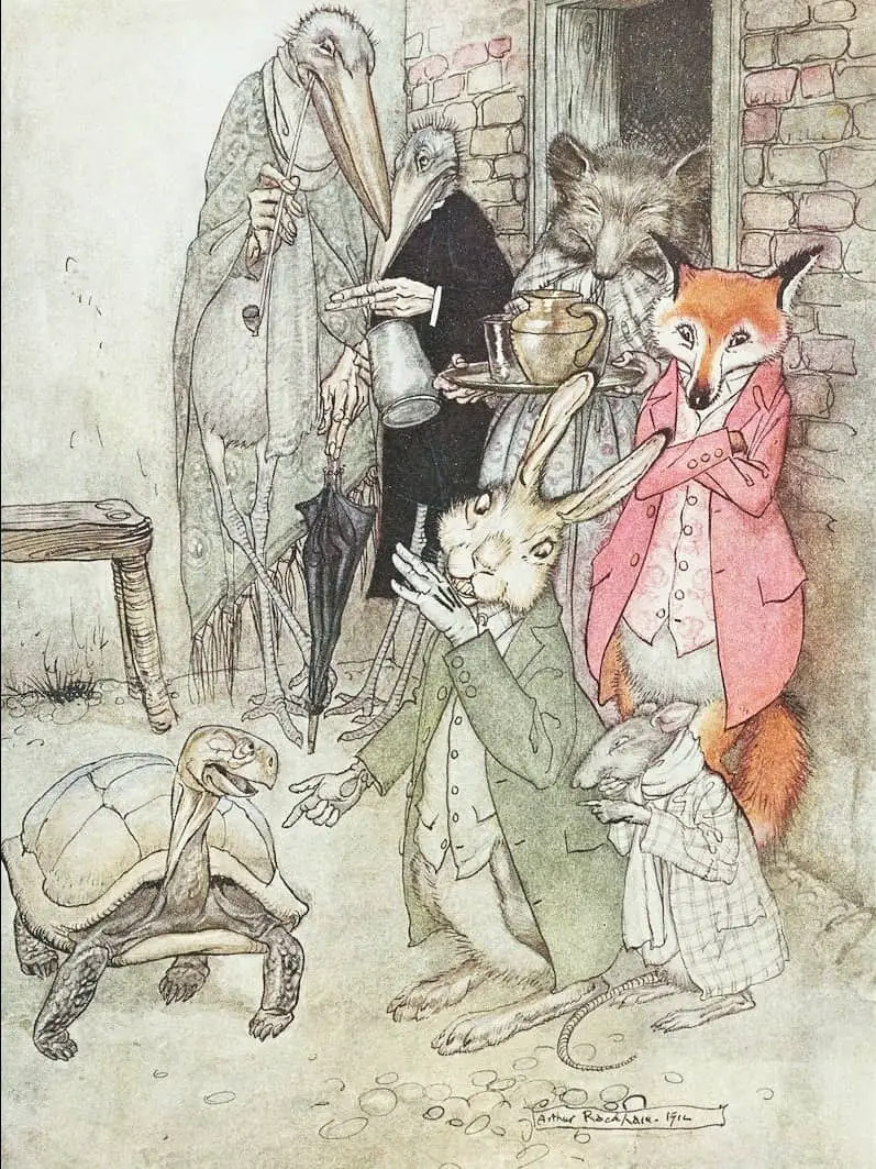 Arthur Rackham Illustration published in 'Aesop's Fables', London William Heinemann, 1912