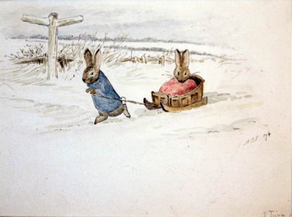 Beatrix Potter sled