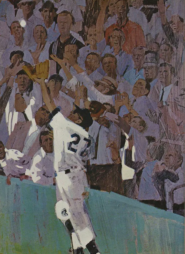 Bernie Fuchs baseball in Sports Illustrated