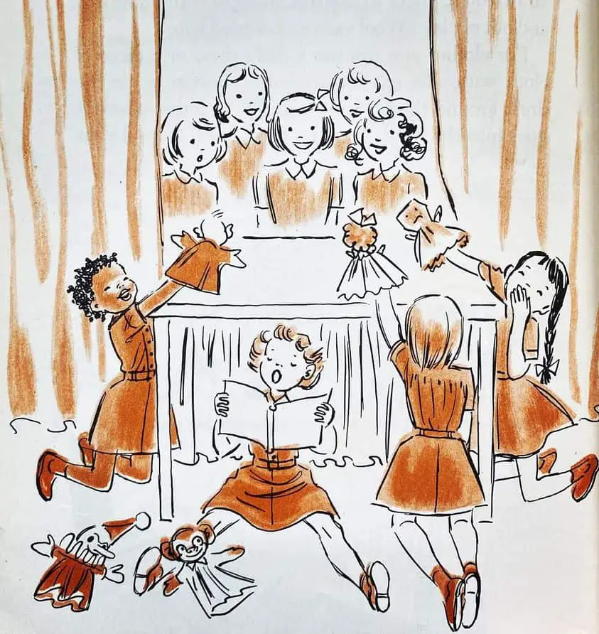 Brownie Scout Handbook, Girl Scouts of the United States of America, illustrated by Ruth Wood, 1954