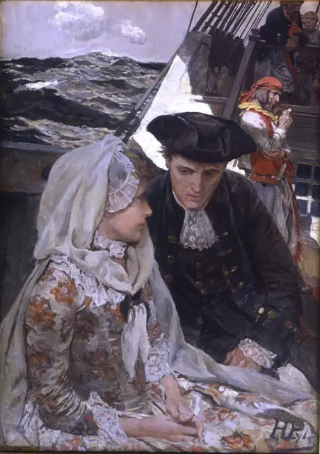 Comforting-Words Howard Pyle ship