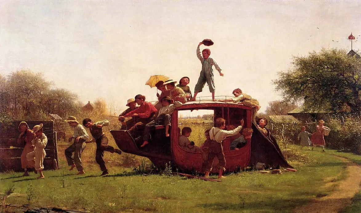 Eastman Johnson - The Old Stage Coach