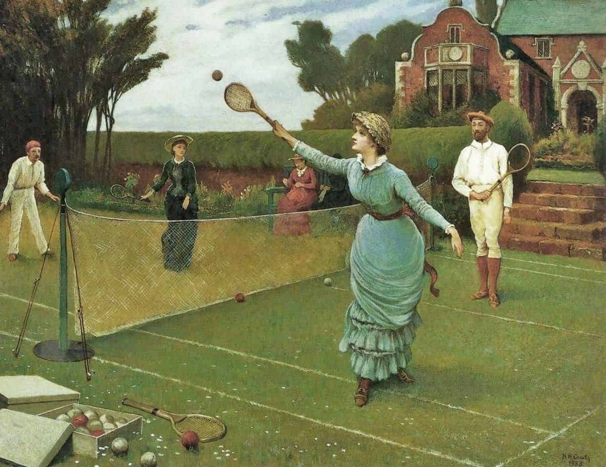 Horace Henry Cauty - The Tennis Match