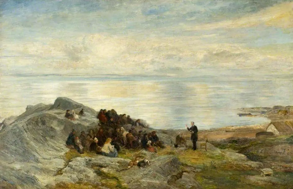 John MacWhirter - A Sermon by the Sea