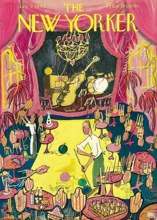 Ludwig Bemelmans (1898-1962) 1943 after party