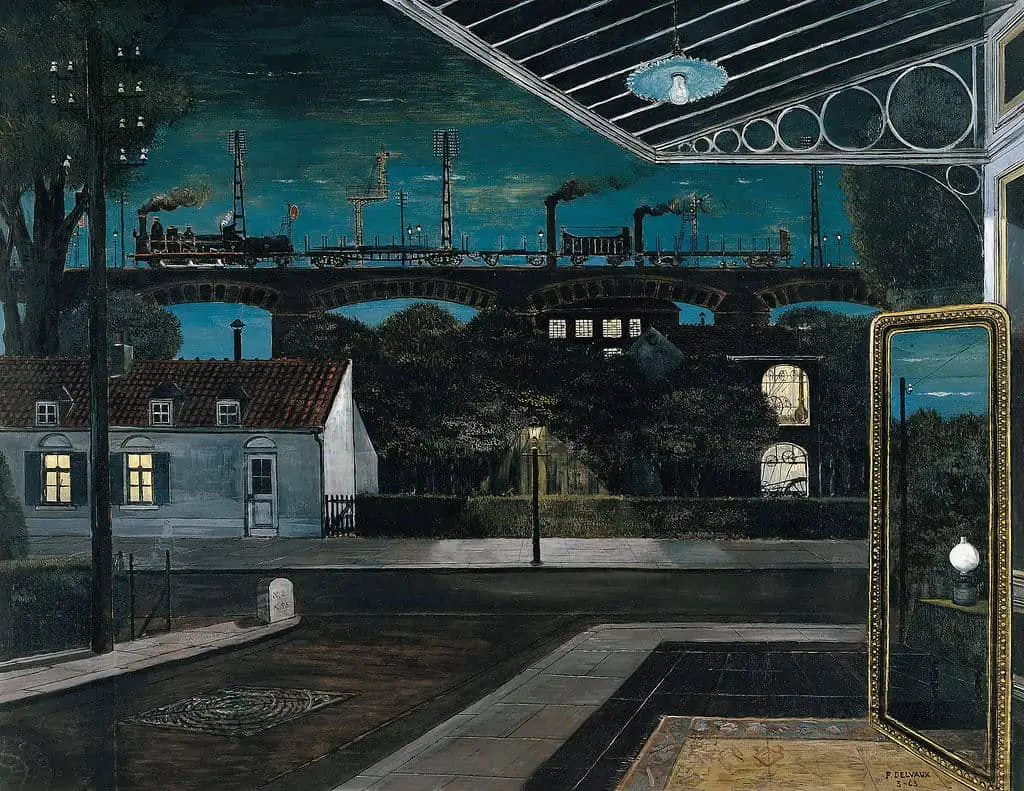 Paul Delvaux - The Viaduct [1963]