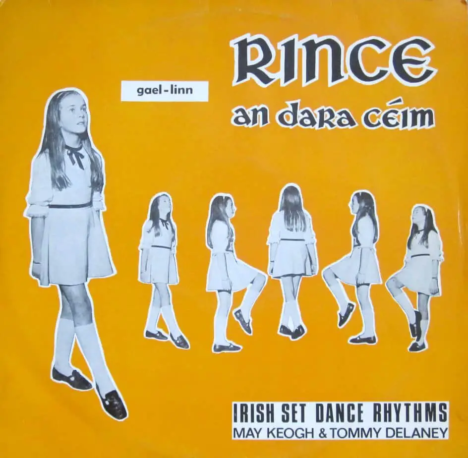 Rince an dara ceim - Irish Dance Rhythms - May Keogh and Tommy Delaney 1968 collage sheet