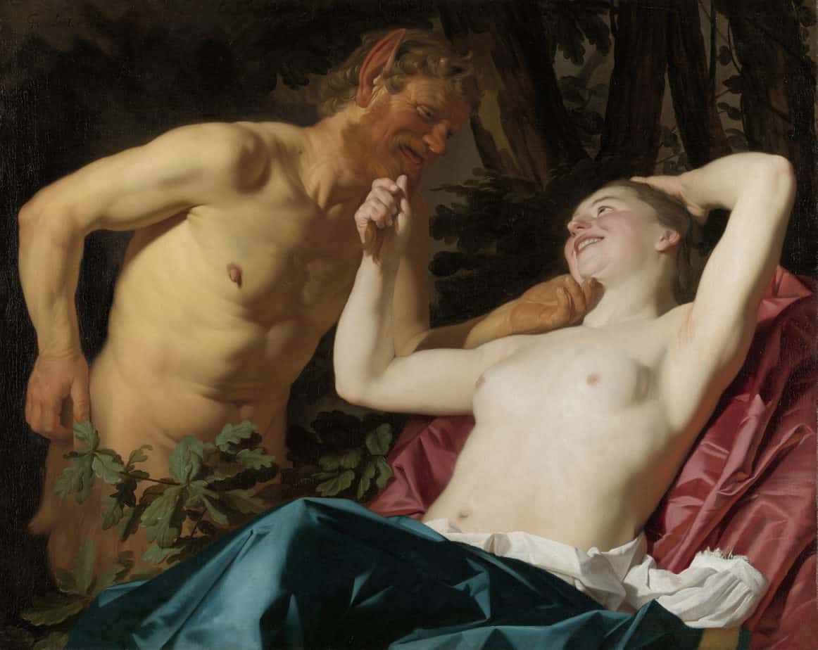 Satyr and Nymph, Gerard van Honthorst, 1623