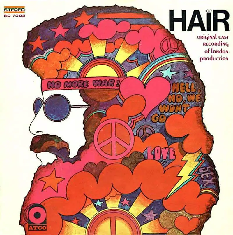Soundtrack to the musical Hair - cover art- Stanisław Zagórski