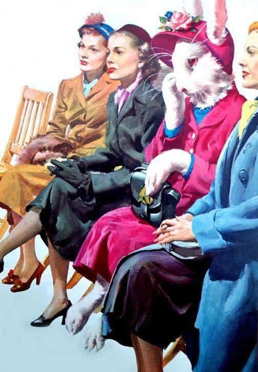 Susie Rabbit's Mother (detail) Harry Anderson (1906-1996)