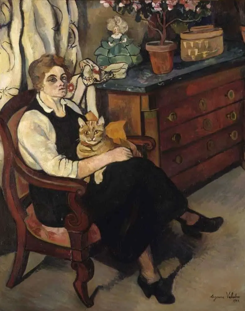 Suzanne Valadon (1865 - 1938) Woman with Cat