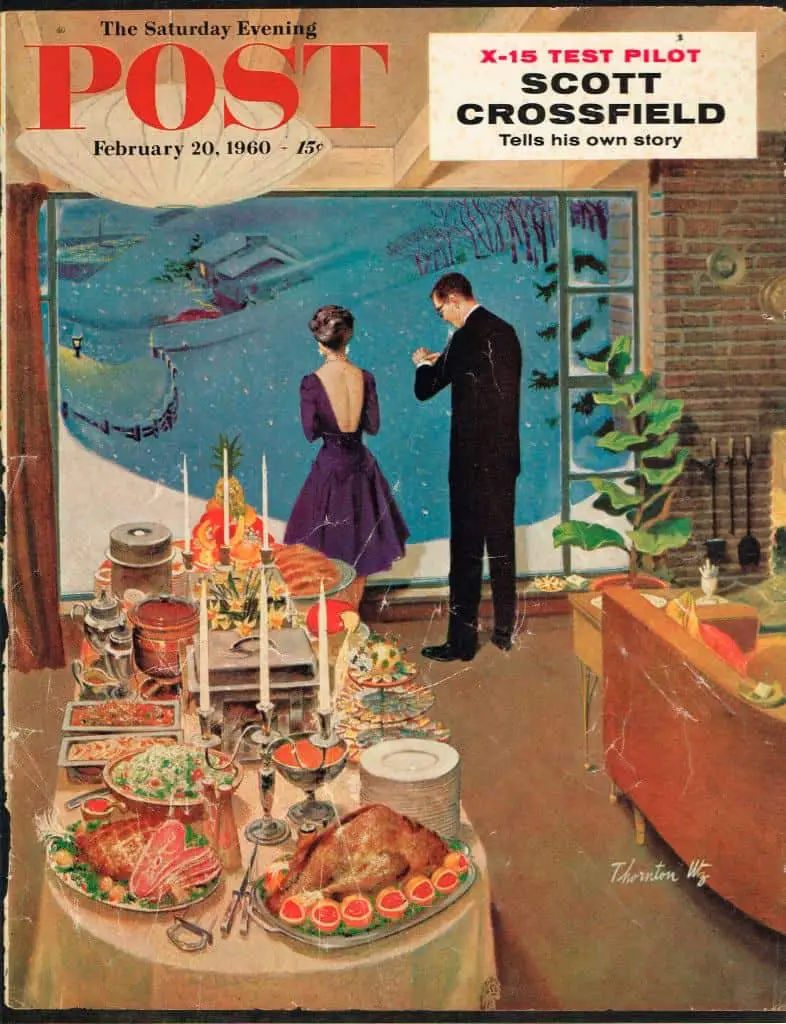 Thornton Utz, cover for The Saturday Evening Post February 20, 1960