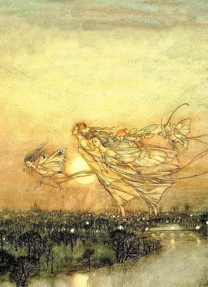 Twilight Dreams, Arthur Rackham,1913