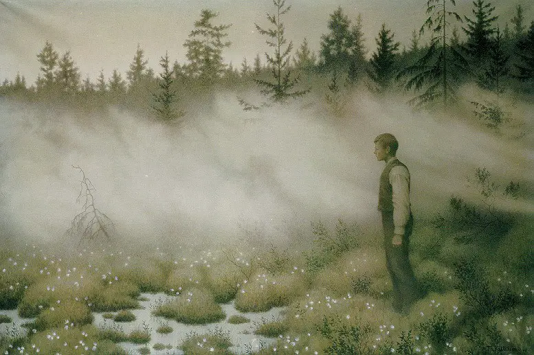 When the Wood Nymph disappeared Theodor Kittelsen