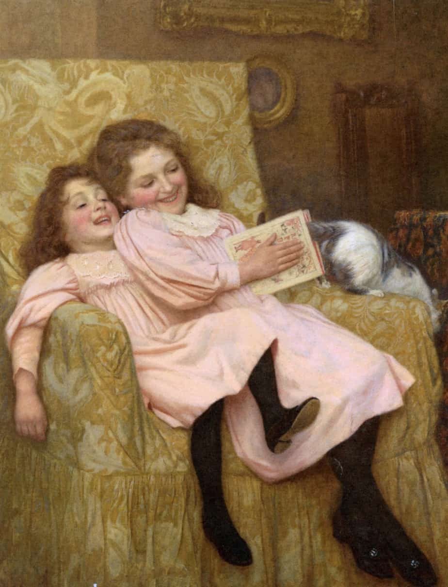 William Henry Gore - Teasing the Cat